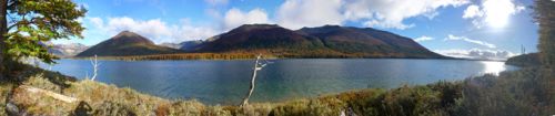 Lago Escondido, le dernier bivouac en nature et  l'un des plus beaux du voyage