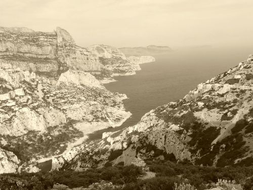 Nuances de gris - Calanques