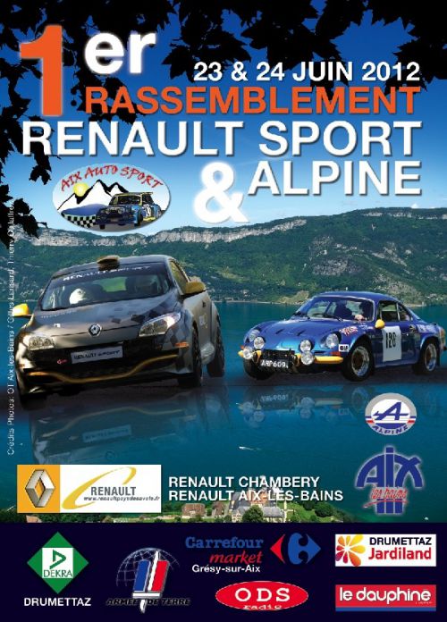 Juin 2012 : 1er rassemblement Renault Sport & Alpine