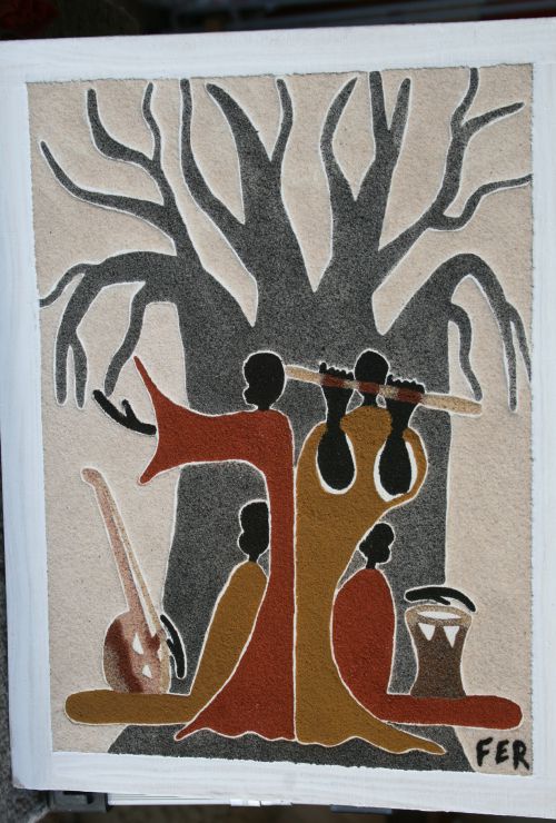 tableau de sables - artiste de Mar-lodj