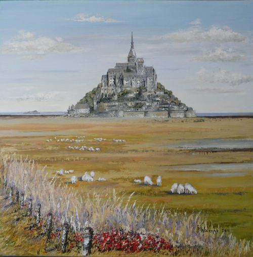 Les prés salés - Mt St Michel (50x50)