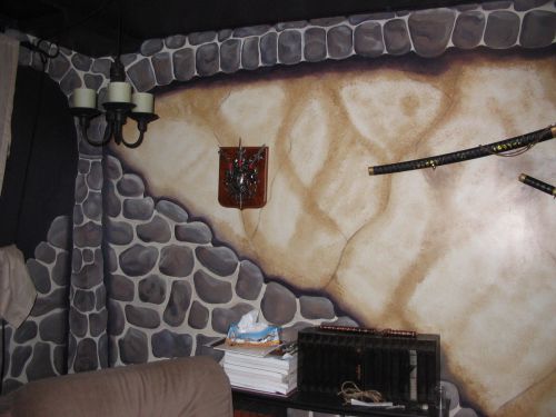Fresque - Chambre médiévale