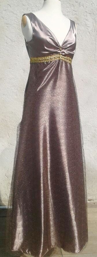 robe lurex chocolat