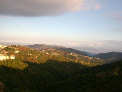 Panorama de notre balcon