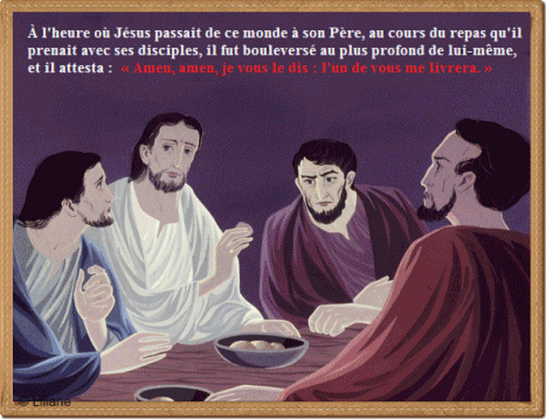 Trahison de Judas et reniement de Pierre 3.gif