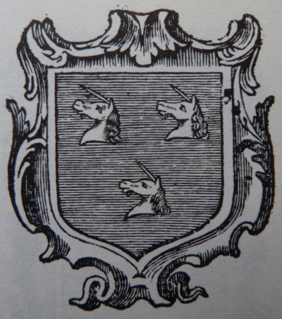 armoiries Huguet - armorial pelletier - Nobiliaire ou Armorial général de la Lorraine et du Barrois Nancy 1758..JPG