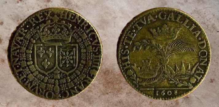 Henri IV, roi de France & de Navarre - trois couronnes