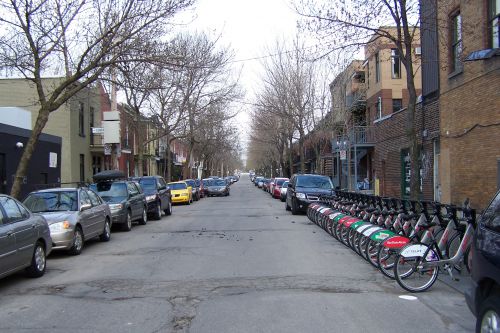 Beaucoup de vélos en ville !