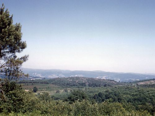monts de Lacaune vus de Massi (1955)