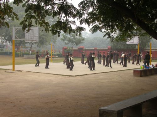 Varanasi - Le cours de danse dans une école