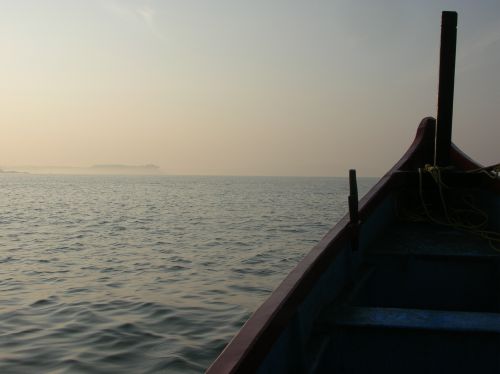 Goa [Palolem] - Balade en bateau en mer (dauphins)