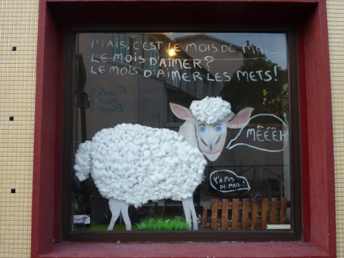 mouton de mai. Mêêêh!...