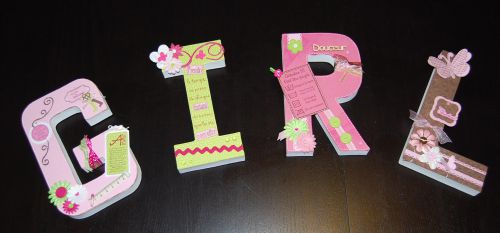 Monogrammes pour Baby Shower S.