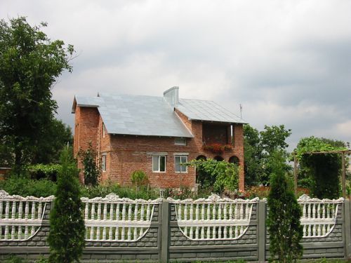 Une maison du village d'ORYSKOWCE