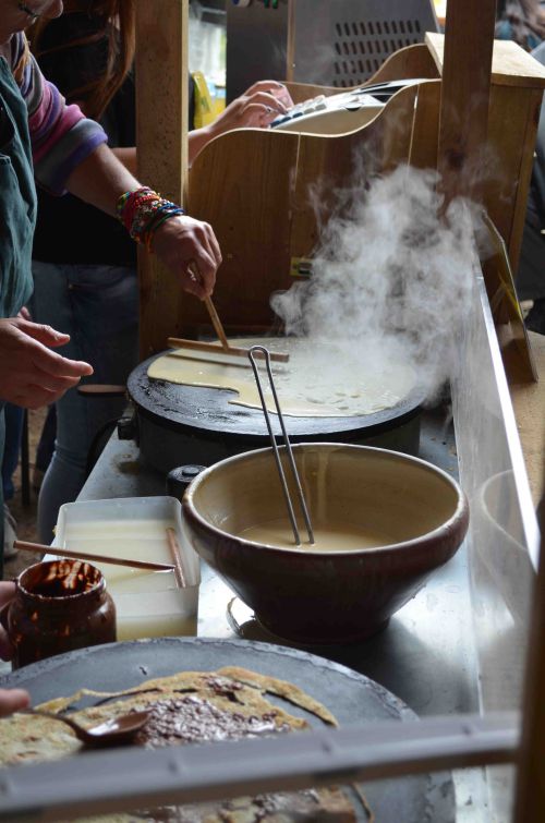 Les crêpes au lait de chèvre de La Noue