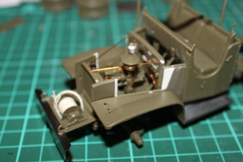 GMC CCKW 353 TAMIYA, montage en cours