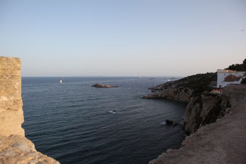 Notre amie la Mediterannée du haut d'Ibiza