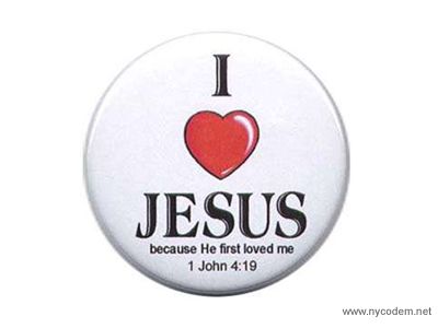 I love Jesus because He first loved me