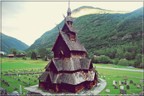Borgund Stave Church, Norway, Scandinavie
