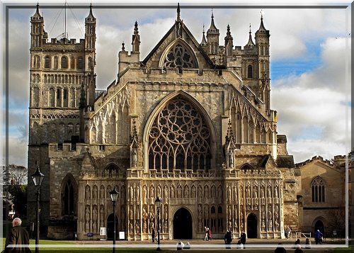 Cathedrale d'Exeter l, Angleterre