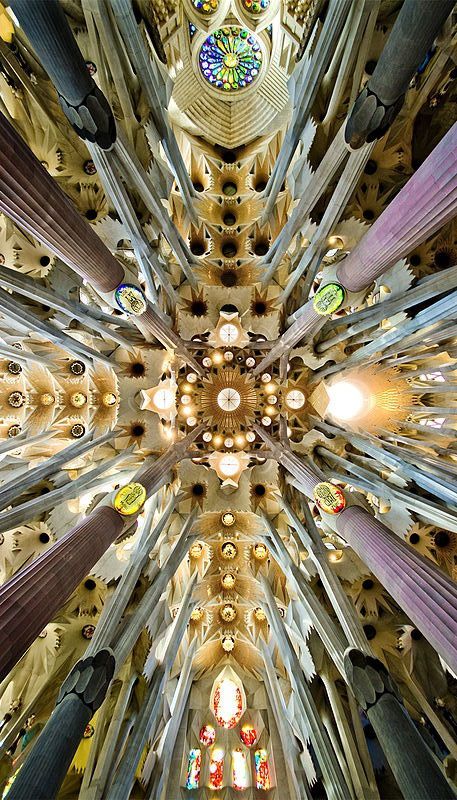 Plafond de la Sagrada Familia,