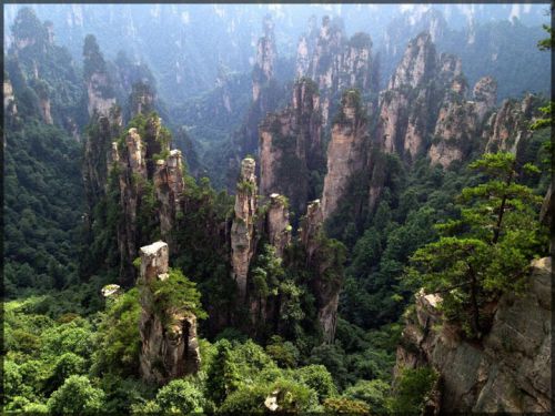 La forêt de pierre d’Hunan, Chine