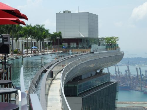 Piscine panoramique Hôtel Marina Bay Sands à Singapour