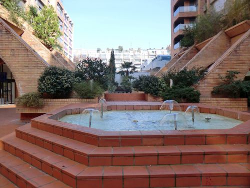 La fontaine de la promenade des Capitouls