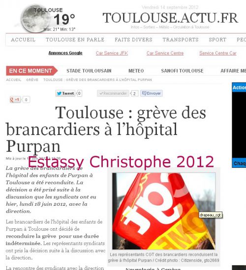 Publication sur le site de Toulouse.Actu.fr