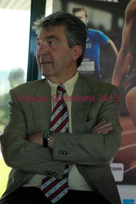 Le vice-président de la FFA (Fédération Française d'Athlétisme) André Giraud