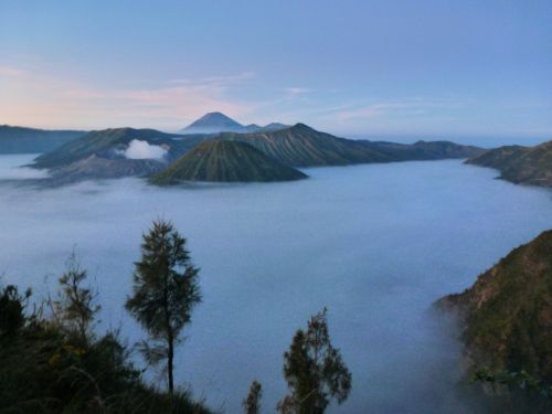 sunrise in Mt Bromo, 5h15
