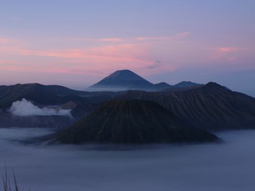 sunrise in Mt Bromo, 5h15