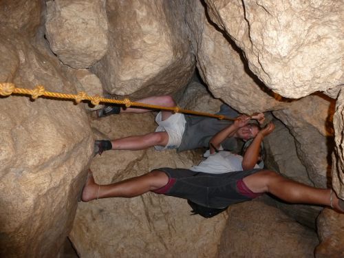 descente acrobatique