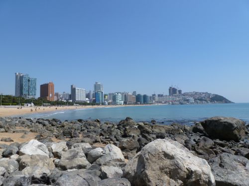 Hoaendae beach, plus bondée que la côte d'azur en juillet aout