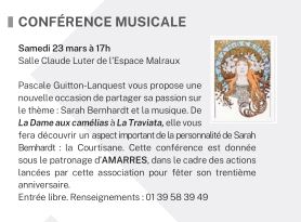 Conférence musicale 23 mars 2024