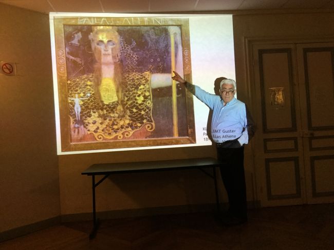Mythologie oct 2016 : Athéna peinte par Klimt