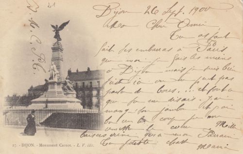 Dijon Place de la République en 1900