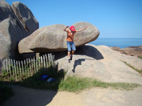 La côte de granite rose