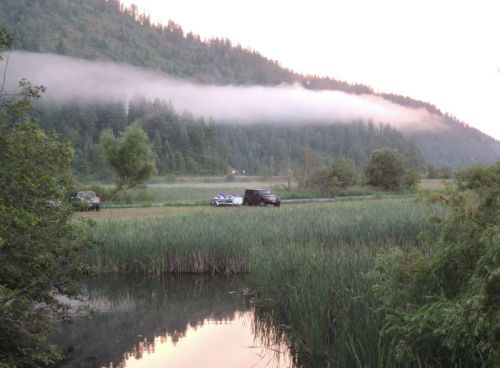 matin au camping