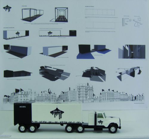 Planche numérique en 3d et camion Mobil'Art