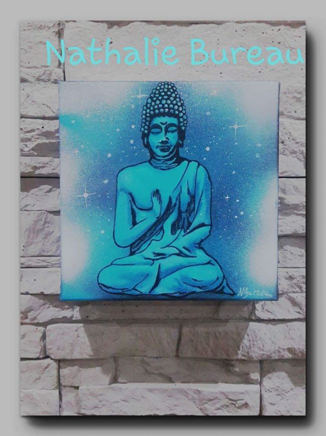 Bouddha blue