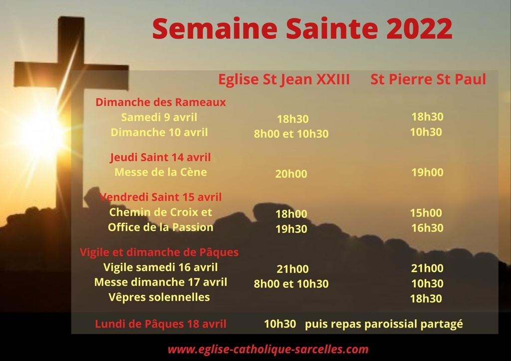 Semaine Sainte 2022