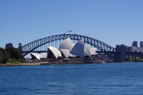 Sydney Opéra et Harbour Bridge