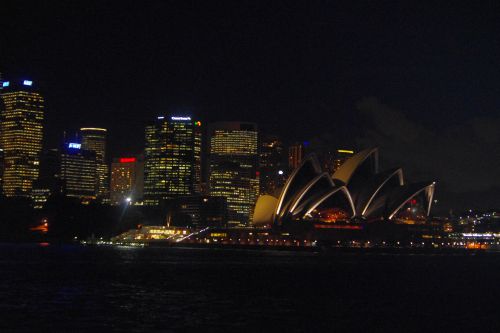 Retour de nuit en ferry vers Sydney