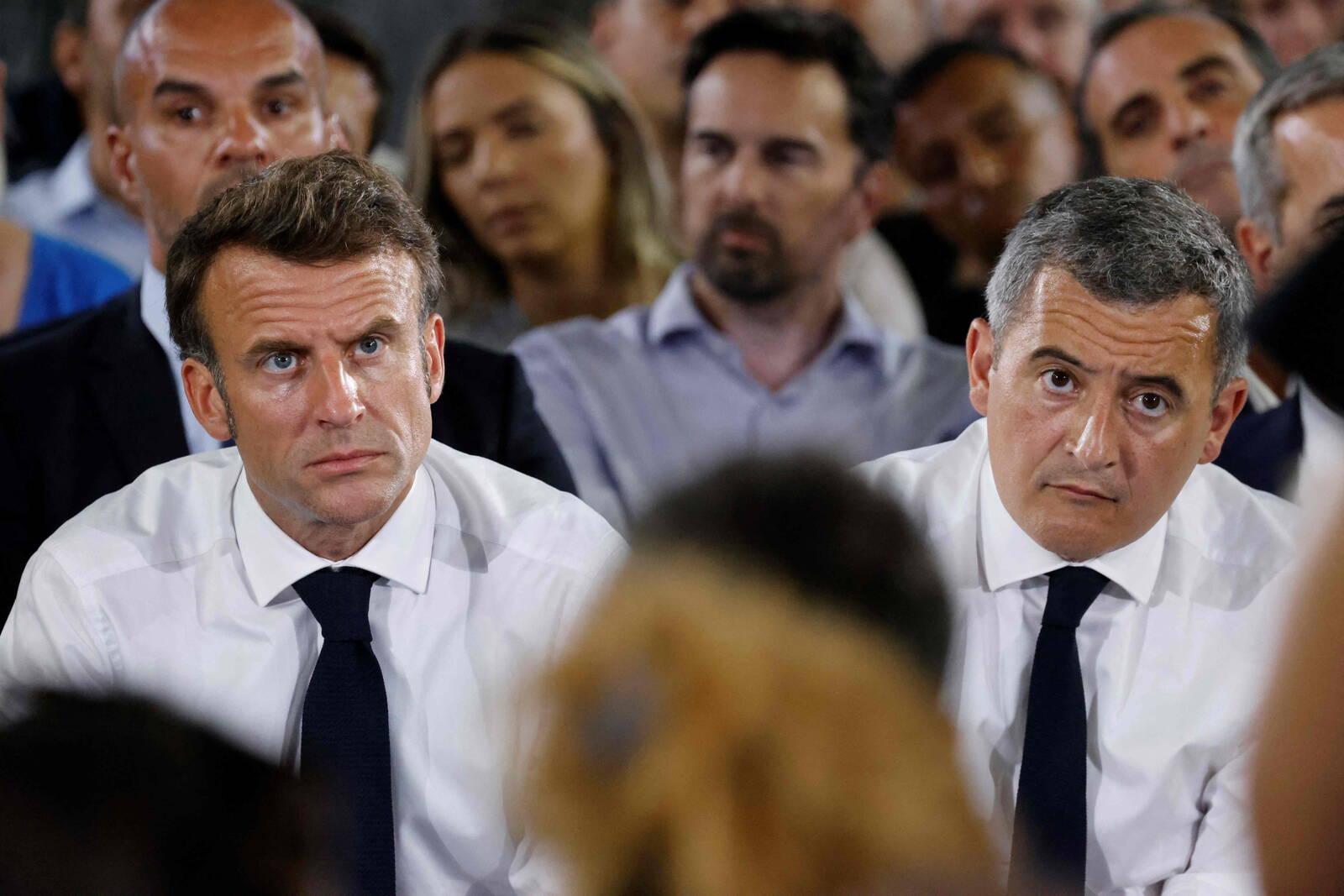 macron et darmanin