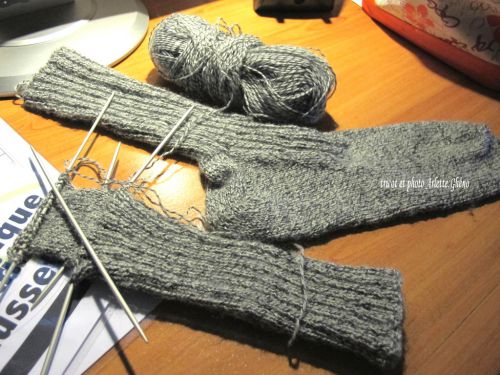 tricotage chaussettes
