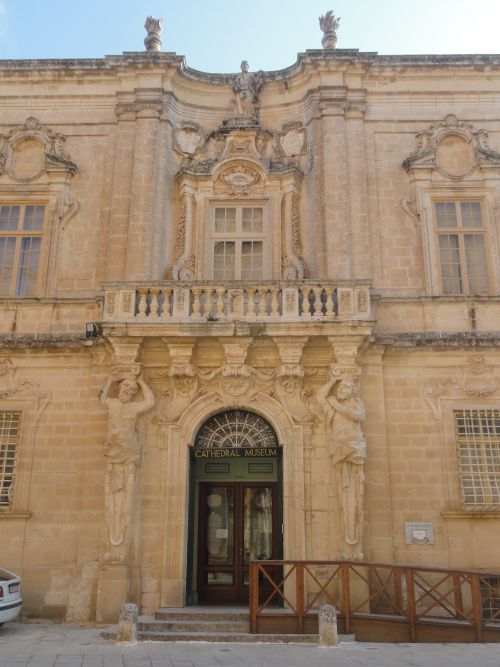 L'entrée du musée de la Cathédrale de Mdina