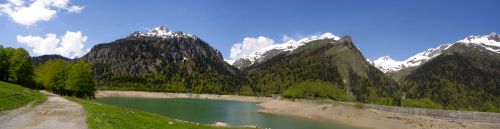 panormique au lac de Bious Artigues