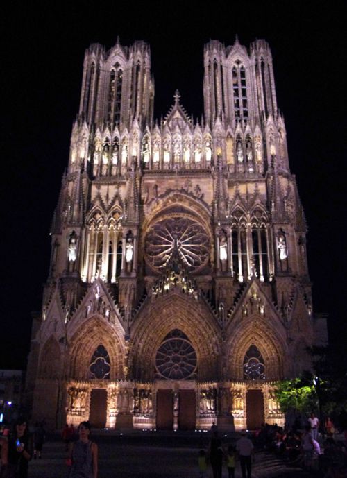 la cathédrale avant la projection