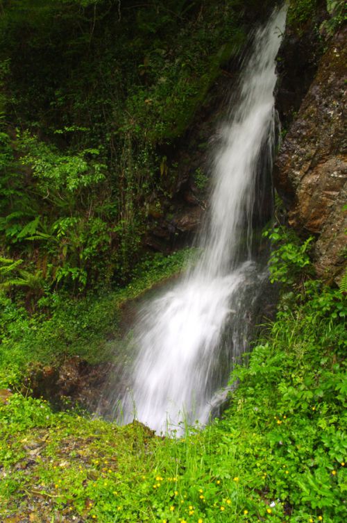 cascade sur la route d'Aydius